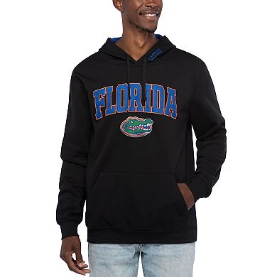 Men's Colosseum Black Florida Gators Arch & Logo 3.0 Pullover Hoodie