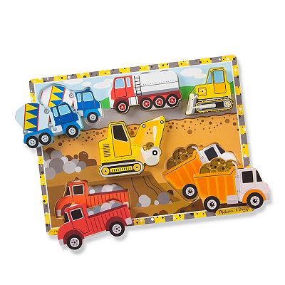 Melissa Doug Construction Chunky Puzzle