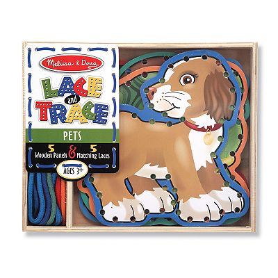 Melissa & doug lace and trace activity set clearance