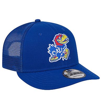Men's New Era Royal Kansas Jayhawks Trucker 9FIFTY Snapback Hat