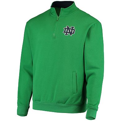 Men's Colosseum Green Notre Dame Fighting Irish Tortugas Logo Quarter-Zip Jacket