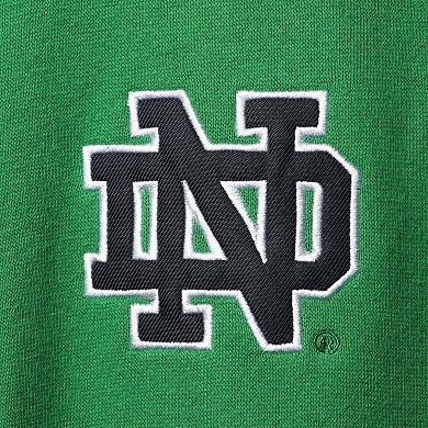 Men's Colosseum Green Notre Dame Fighting Irish Tortugas Logo Quarter-Zip Jacket