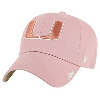 Women's '47 Light Pink Miami Hurricanes Dusty Miata Clean Up Adjustable Hat