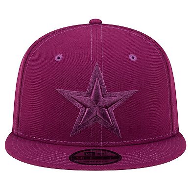 Men's New Era Purple Dallas Cowboys Tonal Color Pack 9FIFTY Snapback Hat