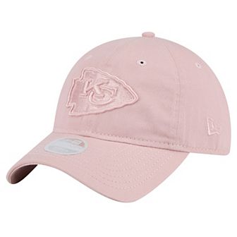 Women's New Era Light Pink Kansas City Chiefs Main 9TWENTY Adjustable Hat