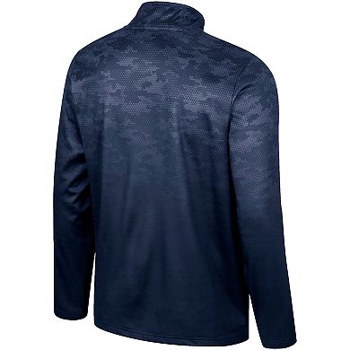 Men's Colosseum Navy Cal Bears The Machine Half-Zip Jacket