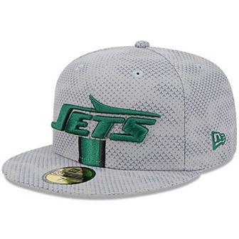 Men's New Era Gray New York Jets 2024 Sideline 59FIFTY Fitted Hat
