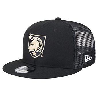 Men's New Era Black Army Black Knights Trucker 9FIFTY Snapback Hat