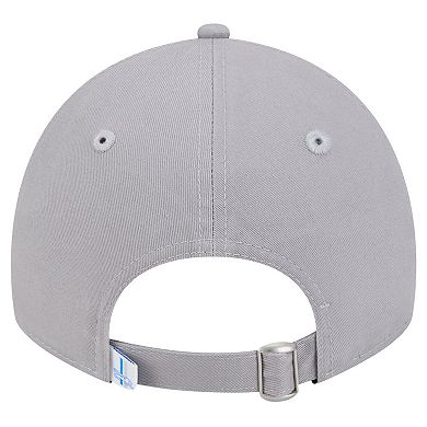 Women's New Era Gray Detroit Lions Main 9TWENTY Adjustable Hat