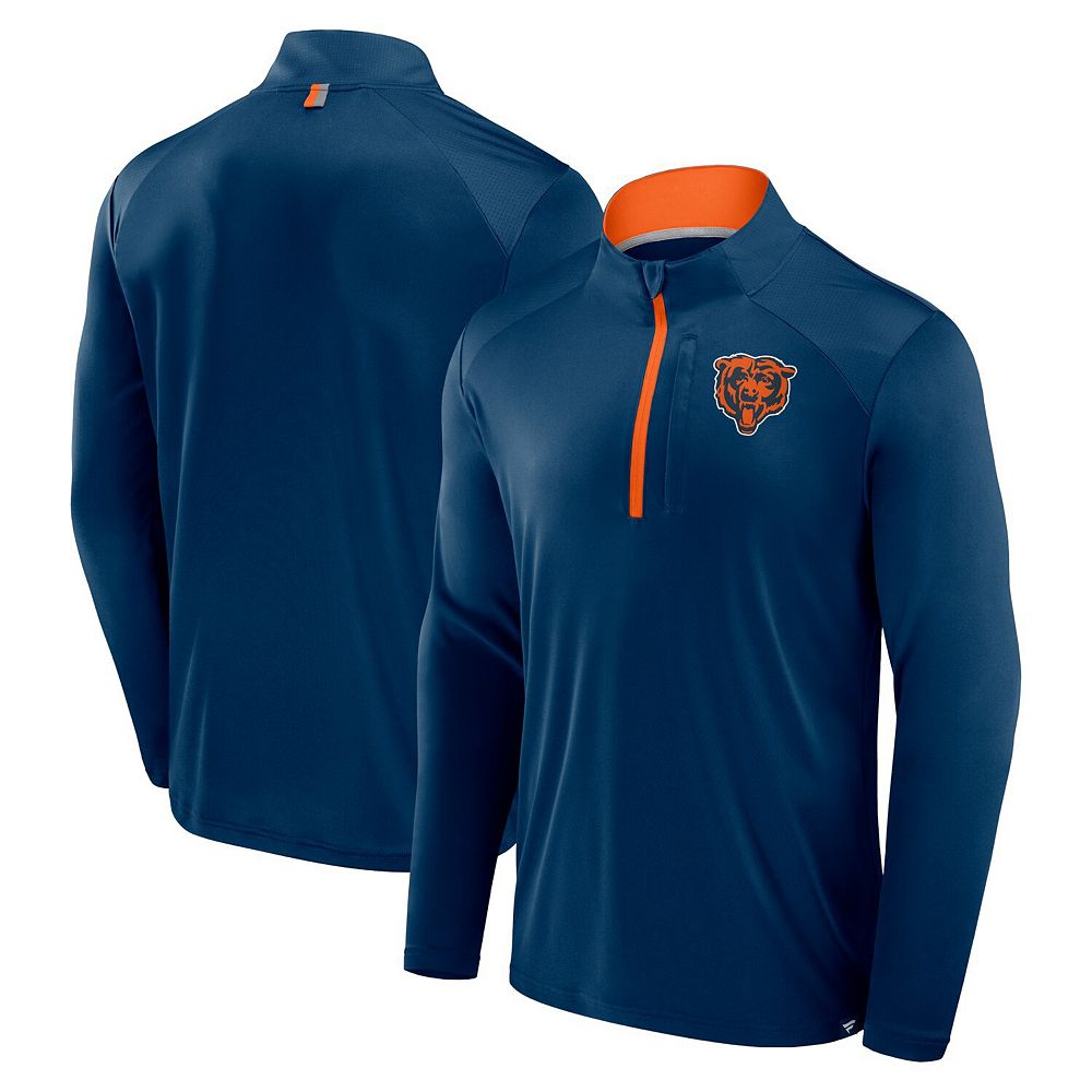 Coupe-vent PGA Authentic Homme XL, Bleu/vert, Manches Longues, 1/4 Zip