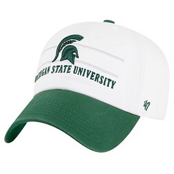 Men's '47 White Michigan State Spartans Gridiron Clean Up Adjustable Hat