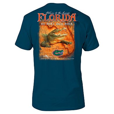 Men's Royal Florida Gators Florida We Won't Back Down T-Shirt