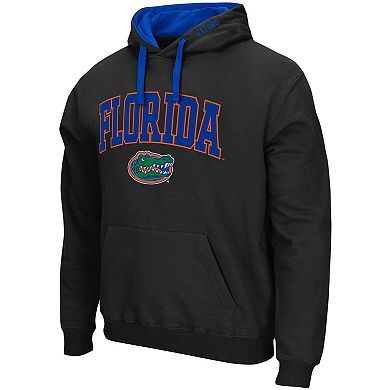 Men's Colosseum Black Florida Gators Big & Tall Arch & Logo 2.0 Pullover Hoodie