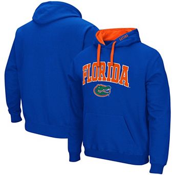 Men's Colosseum Royal Florida Gators Big & Tall Arch & Logo 2.0 Pullover Hoodie