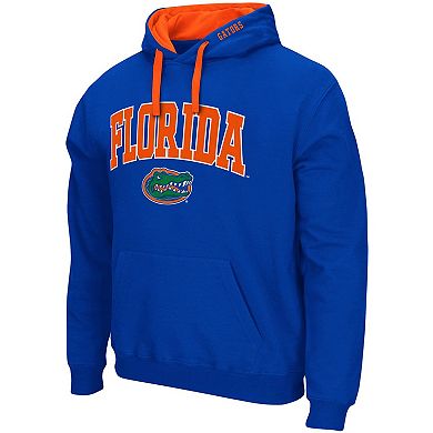 Men's Colosseum Royal Florida Gators Big & Tall Arch & Logo 2.0 Pullover Hoodie