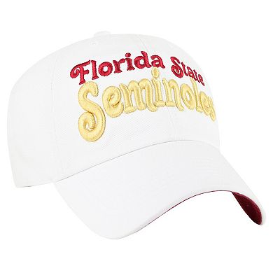 Women's '47 White Florida State Seminoles Pensacola Clean Up Adjustable Hat