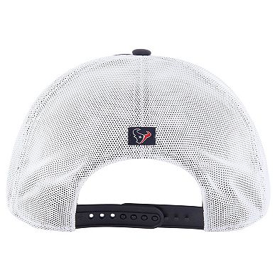 Men's '47 Navy/White Houston Texans Downburst Relaxed Hitch Trucker Adjustable Hat