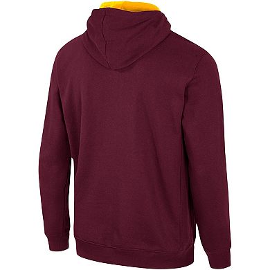 Men's Colosseum Maroon Minnesota Golden Gophers Half-Zip Hoodie