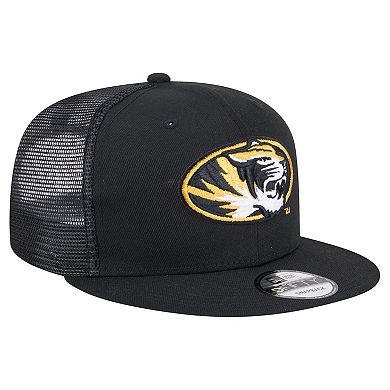 Men's New Era Black Missouri Tigers Trucker 9FIFTY Snapback Hat