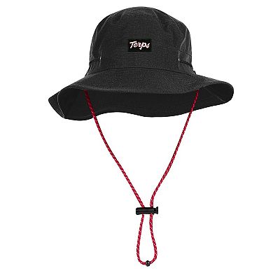 Men's Under Armour Black Maryland Terrapins Performance Boonie Bucket Hat