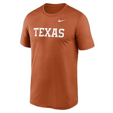 Men's Nike Texas Orange Texas Longhorns Primetime Legend Wordmark T-Shirt
