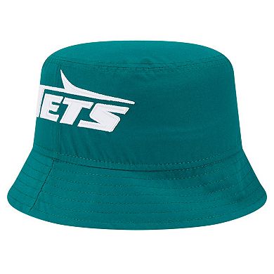Men's New Era Green New York Jets Helmet Bucket Hat