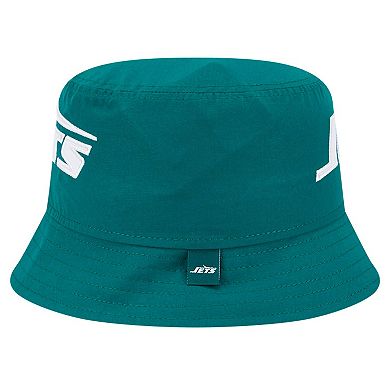 Men's New Era Green New York Jets Helmet Bucket Hat