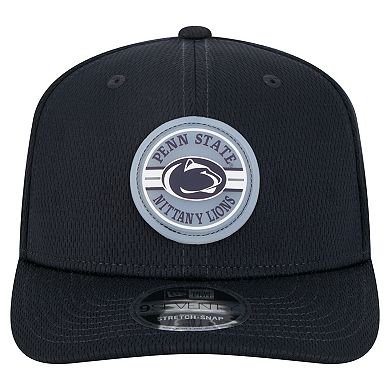 Men's New Era Navy Penn State Nittany Lions Patched 9SEVENTY Stretch-Snap Adjustable Hat