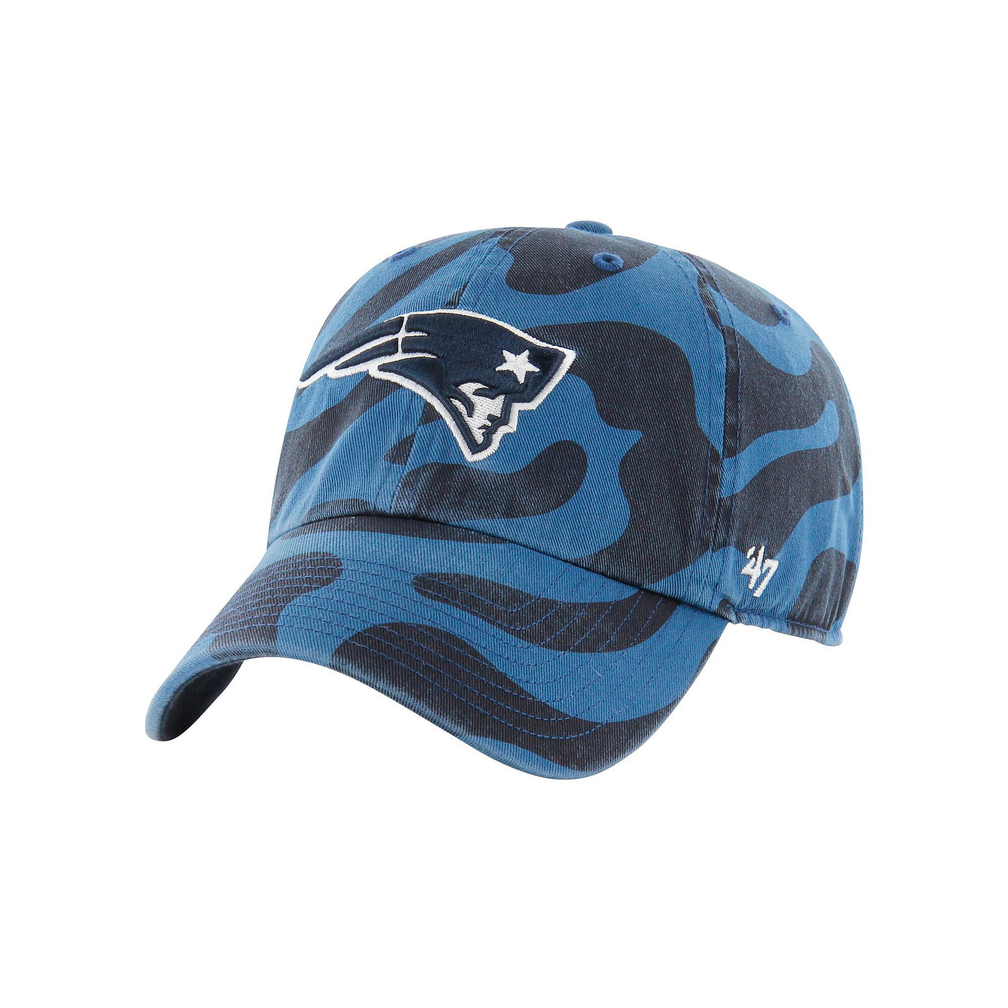 Womens 47  Navy New England Patriots Freeform Clean Up Adjustable Hat, Bl