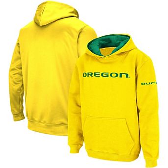 Youth Colosseum Yellow Oregon Ducks Big Logo Pullover Hoodie