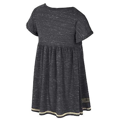 Girls Toddler Colosseum Black Purdue Boilermakers Fleet Dress