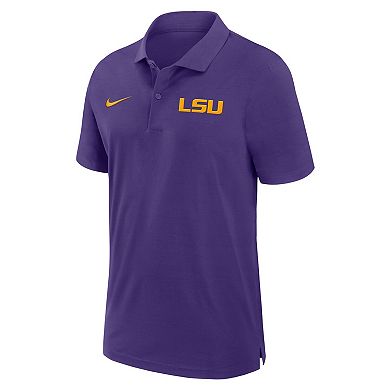 Men's Nike Purple LSU Tigers Sideline Woven Performance Polo