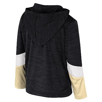 Toddler Colosseum Black Purdue Boilermakers Rylos Quarter-Zip Windshirt
