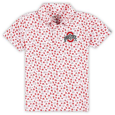 Toddler Garb Scarlet Ohio State Buckeyes Earnest Polo