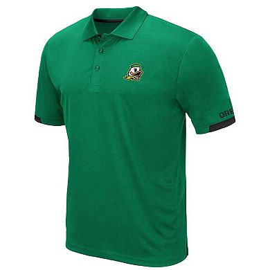 Men's Colosseum Green Oregon Ducks Big & Tall Santry Polo
