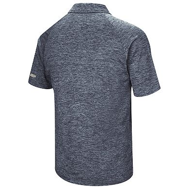 Men's Colosseum Navy Notre Dame Fighting Irish Big & Tall Down Swing Polo