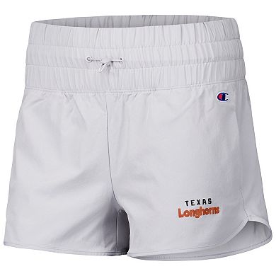 Women's Champion Silver Texas Longhorns Tailgate Her Woven Shorts