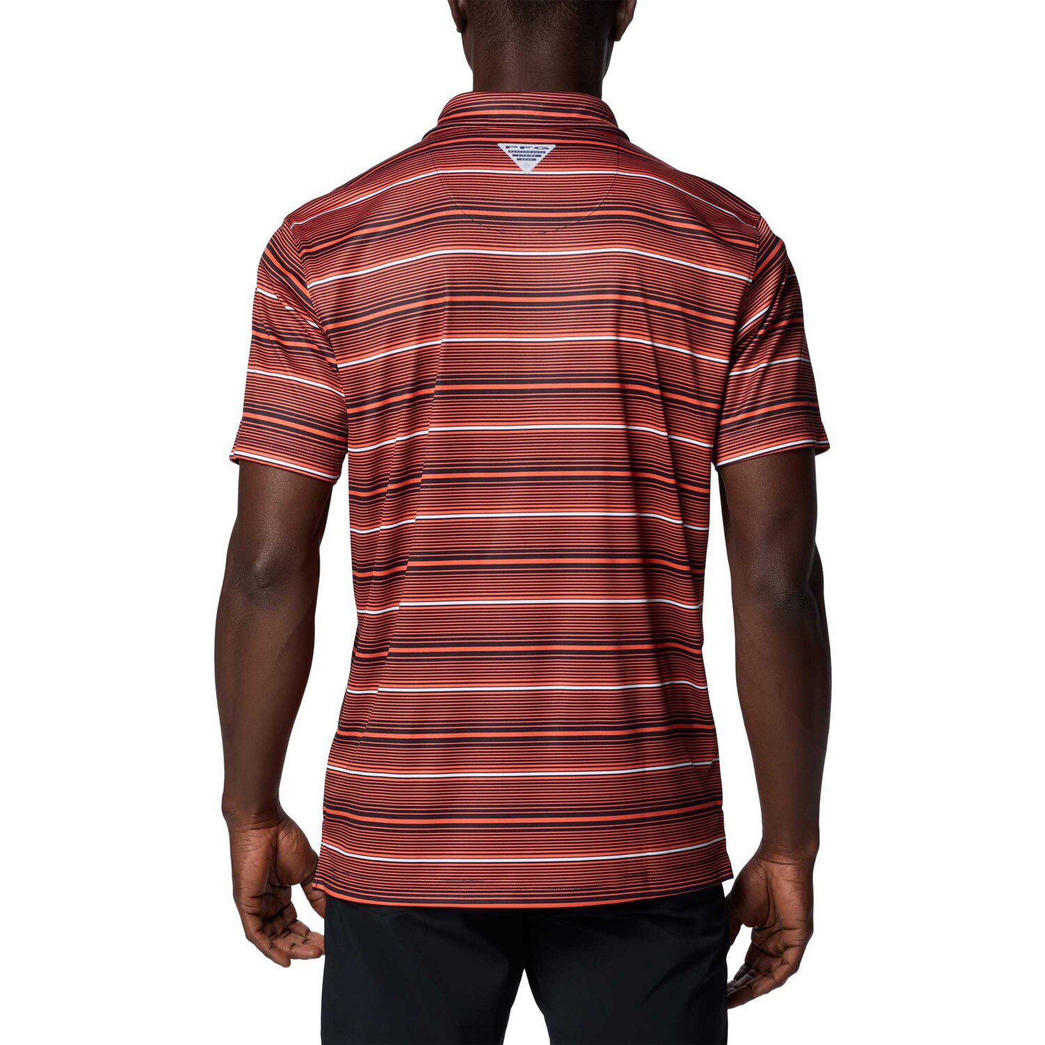 Chemise ventilée neuve COLUMBIA PFG AU Auburn Tigers orange pêche