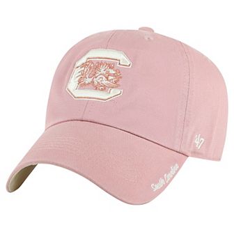 Women's '47 Light Pink South Carolina Gamecocks Dusty Miata Clean Up Adjustable Hat