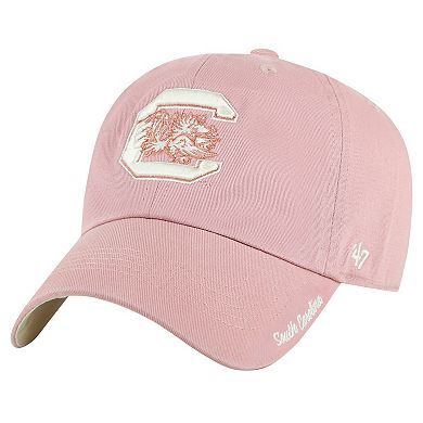 Women's '47 Light Pink South Carolina Gamecocks Dusty Miata Clean Up Adjustable Hat