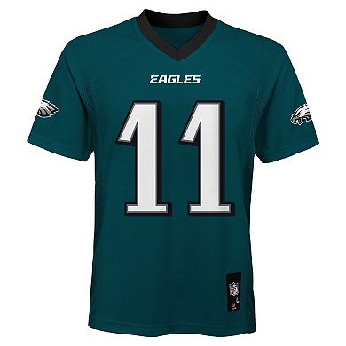 Youth A.J. Brown Midnight Green Philadelphia Eagles Replica Player Jersey