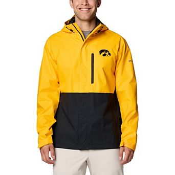 Men's Columbia Gold Iowa Hawkeyes Field Bound Omni-Tech Full-Zip Jacket