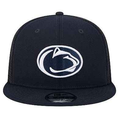 Men's New Era Navy Penn State Nittany Lions Trucker 9FIFTY Snapback Hat