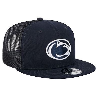 Men's New Era Navy Penn State Nittany Lions Trucker 9FIFTY Snapback Hat