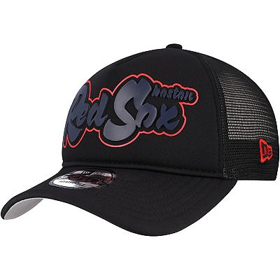 9forty Black Red Sox Hat Men's New Era Black Boston Red Sox Retro