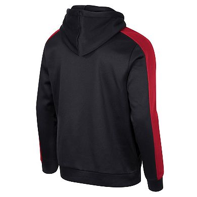 Men's Colosseum Black Oklahoma Sooners Reese Full-Zip Hoodie