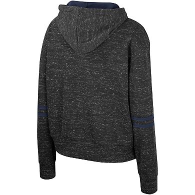 Women's Colosseum Charcoal Notre Dame Fighting Irish Catherine Speckle Pullover Hoodie