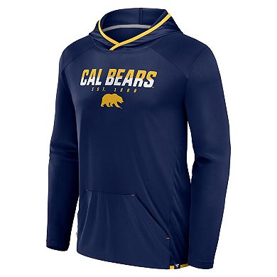 Men's Fanatics Navy/Gold Cal Bears Transitional Hoodie T-Shirt