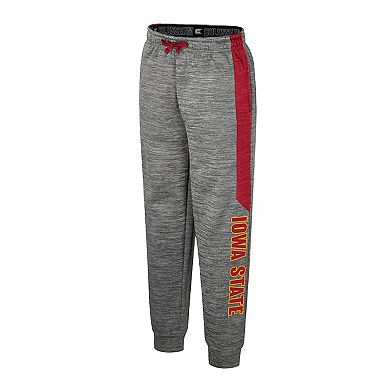 Youth Colosseum Heather Gray Iowa State Cyclones Fleece Pants