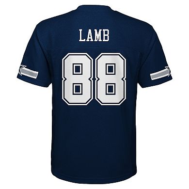 Youth CeeDee Lamb Navy Dallas Cowboys Replica Player Jersey